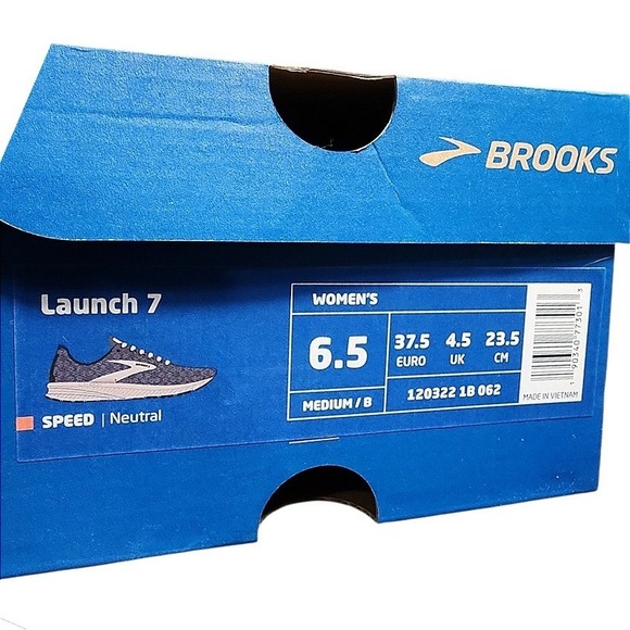 NEW Brooks Launch 7 Speckled Gray Running Shoes Women's Sz 6.5 Sneakers NWB - Picture 10 of 10